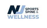 Sports Spine & Wellness logo featuring stylized W letter in dark blue and light blue with company name text